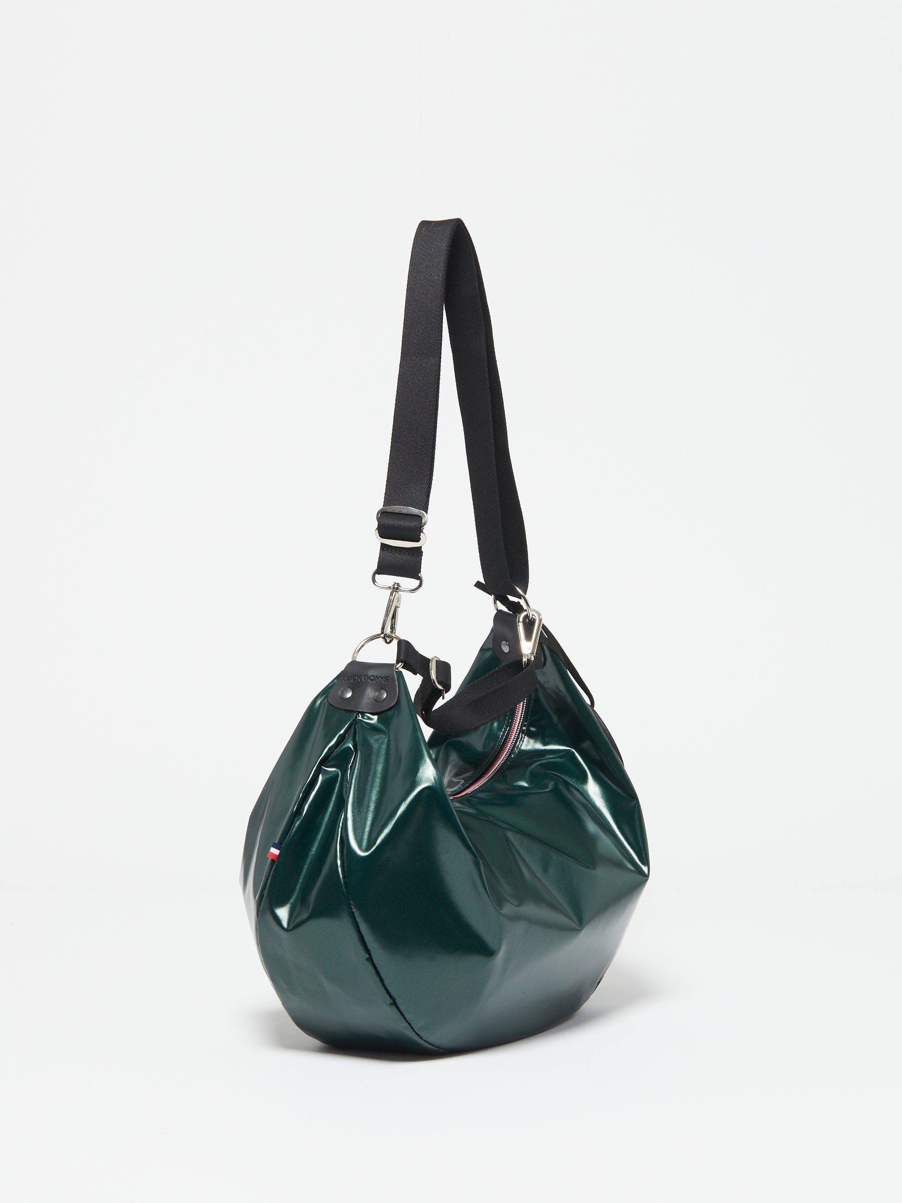 CHARLIE LIGHT TRICOLORE HALF-MOON BAG