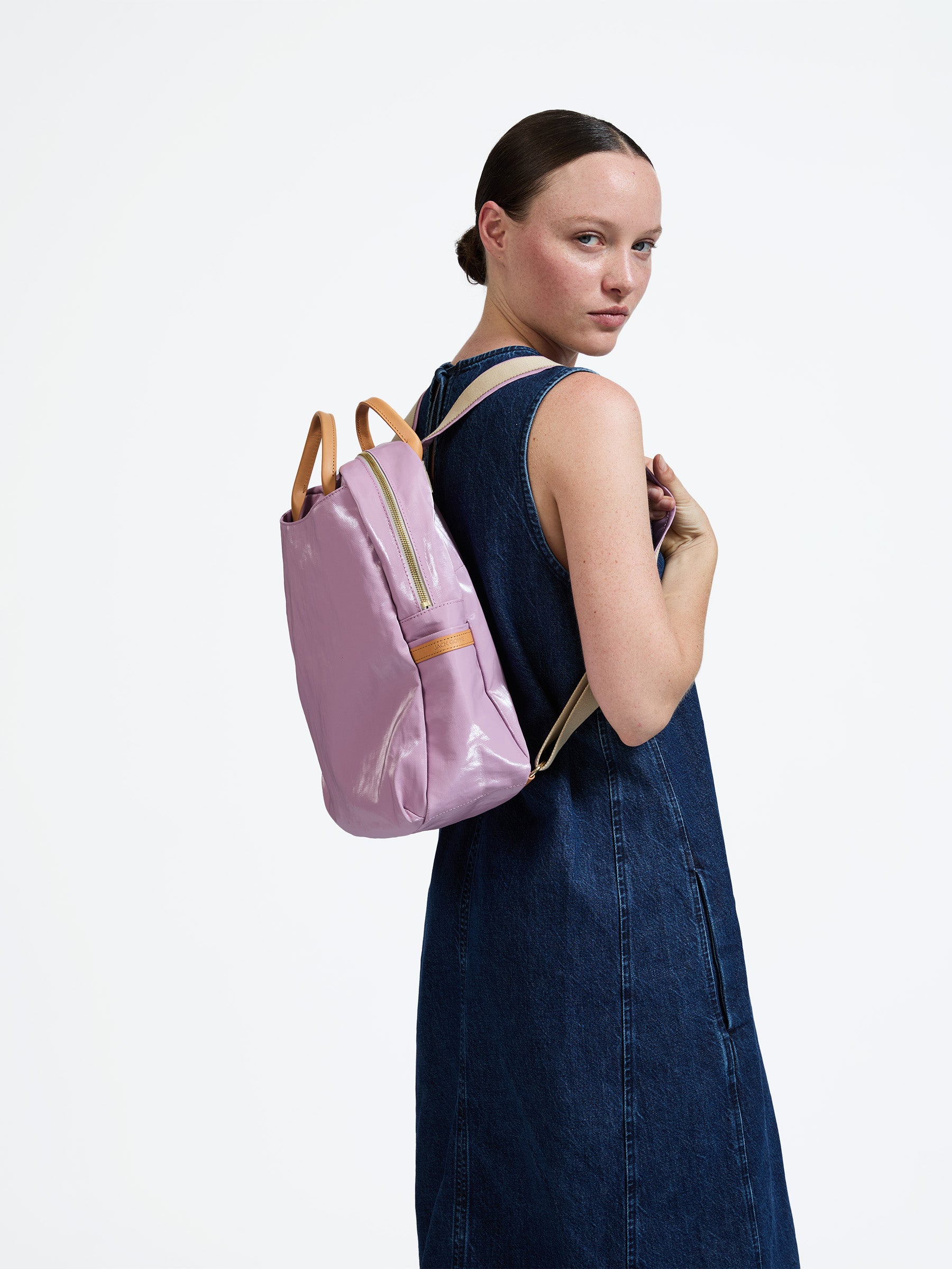 LAMI LINEN BACKPACK