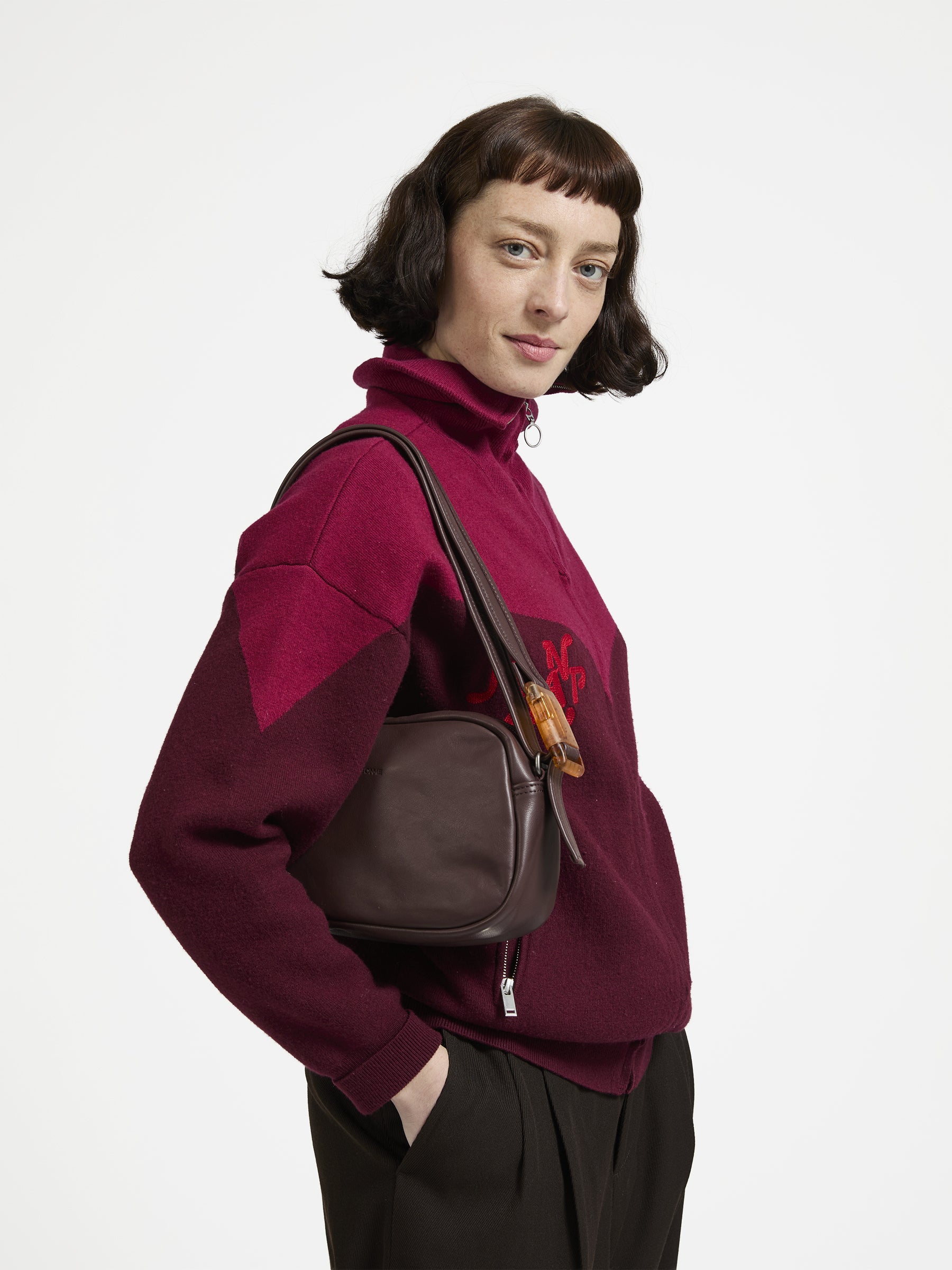 SAC BOWLING PETIT LEBOWL CUIR