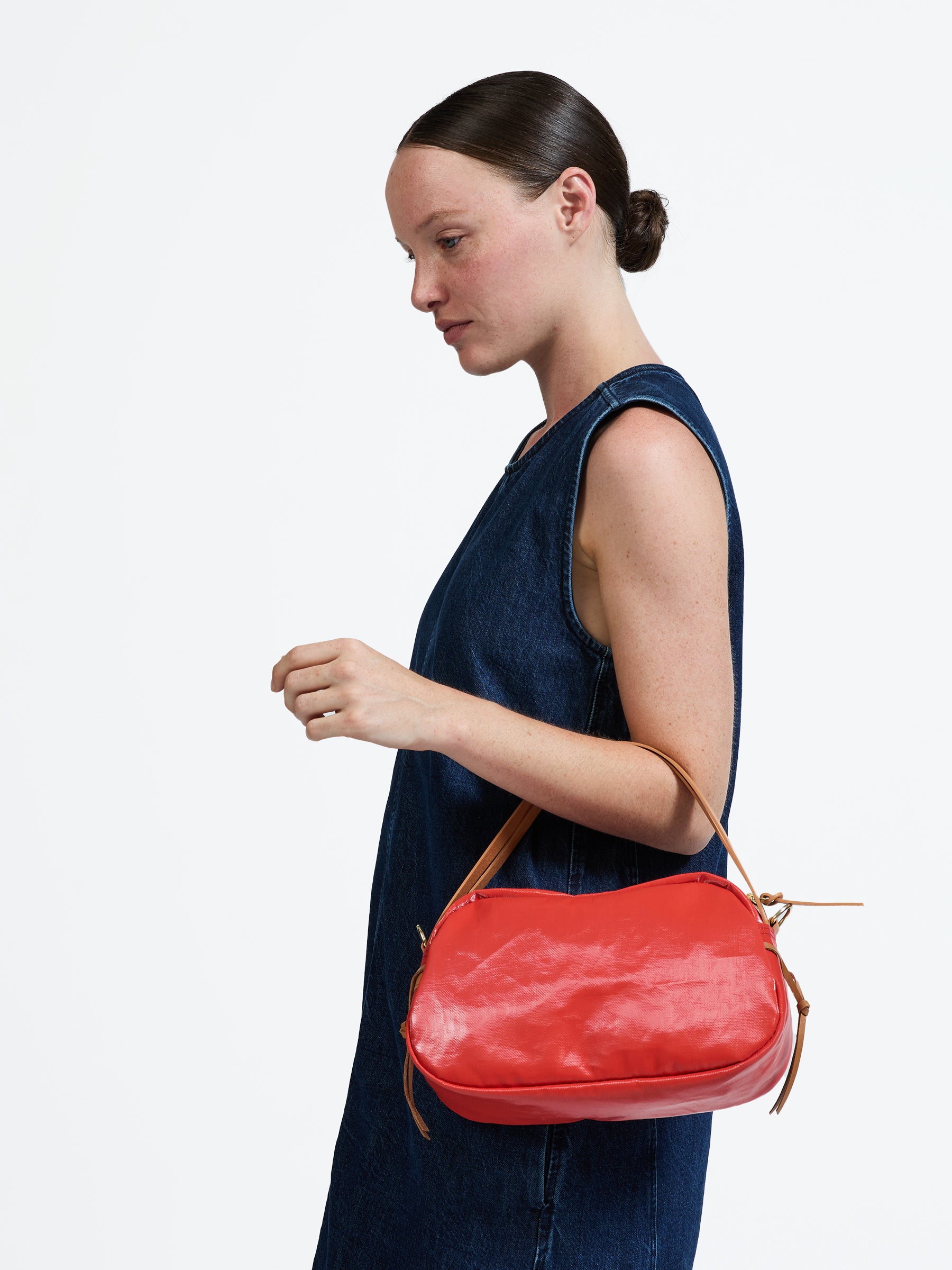 PETIT LEBOWL LINEN BOWLING BAG