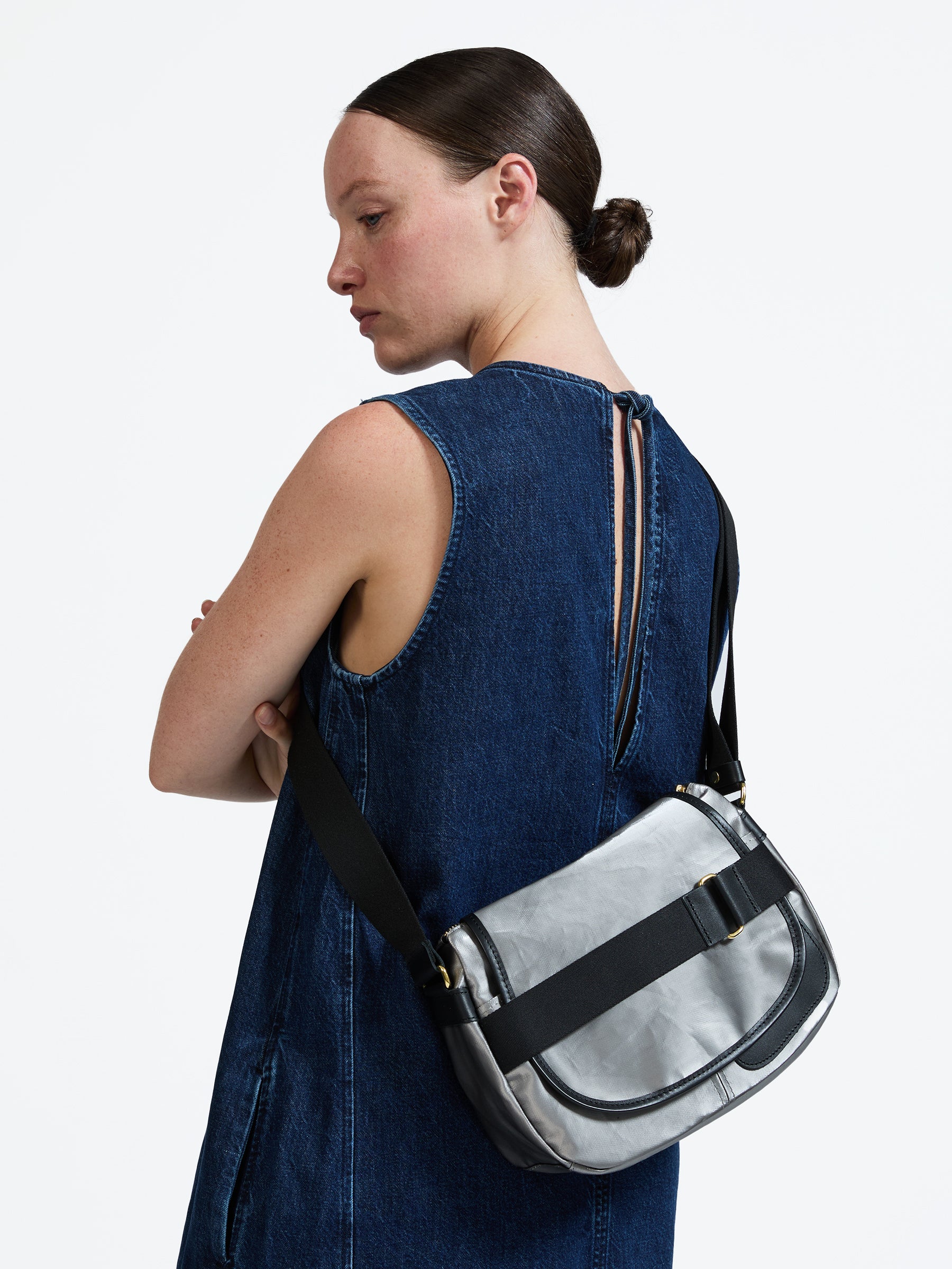 バッグ Petit a petit PETIT GABY LINEN SHOULDER BAG